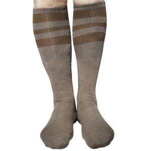 NWT ERL Tube Brown Striped Knee-High Socks sz M